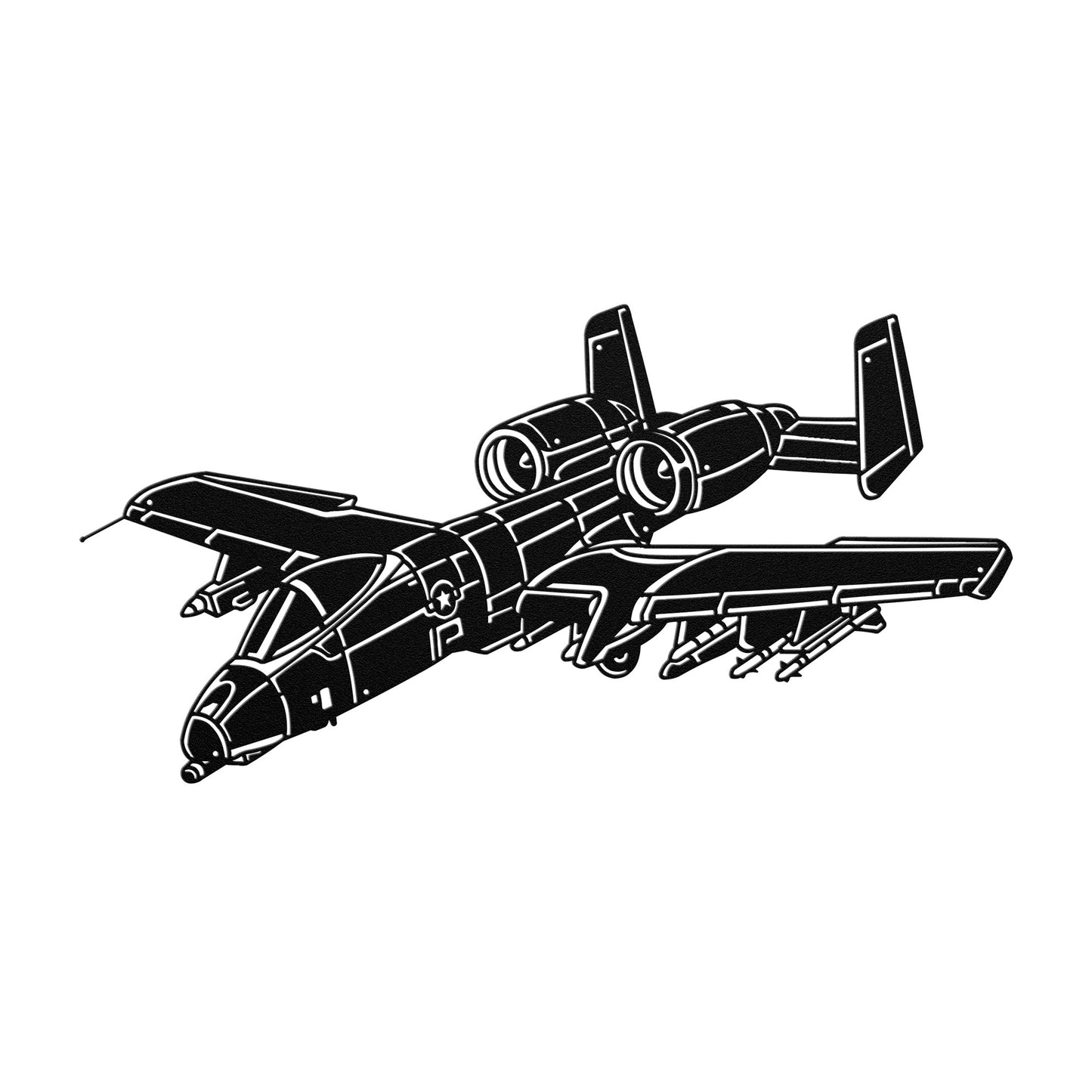 Metal Art of the Fairchild Republic A-10 Thunderbolt II Aircraft - The "Warthog"