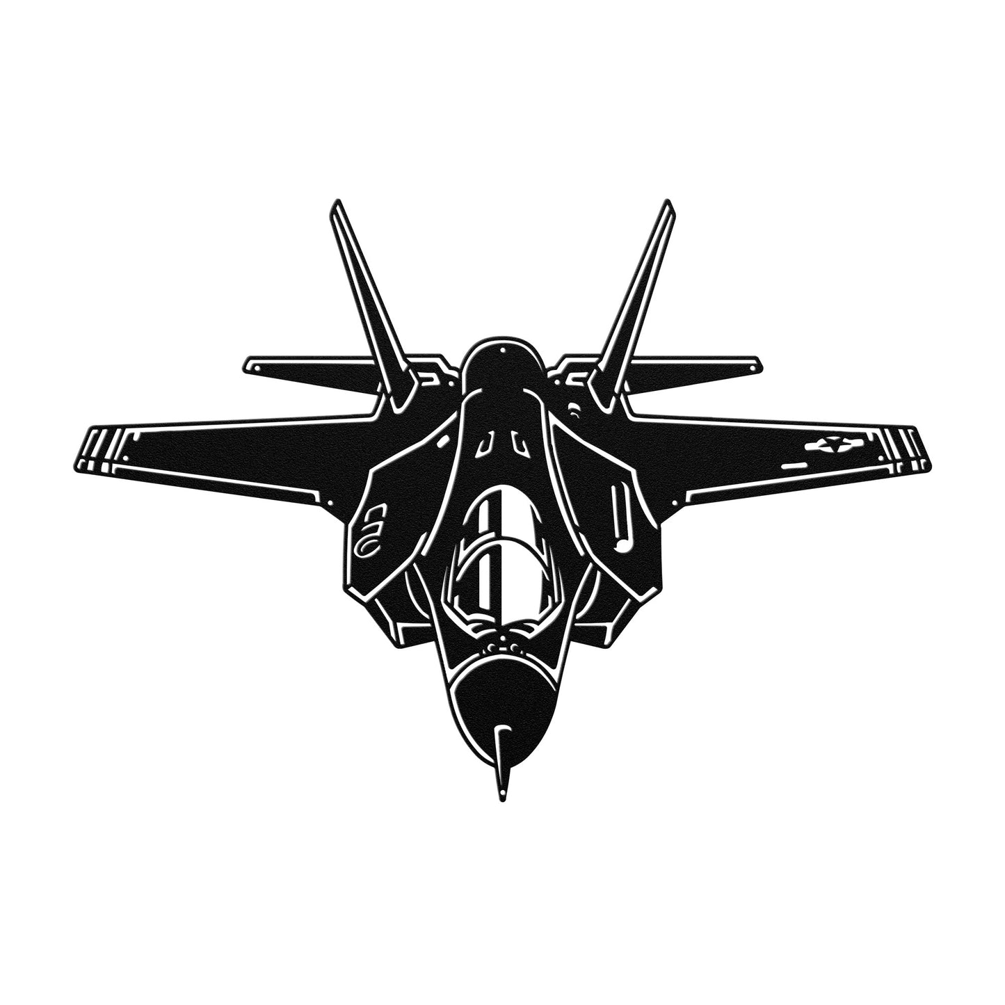 Metal Art of the Lockheed Martin F-35A Lightning II Aircraft