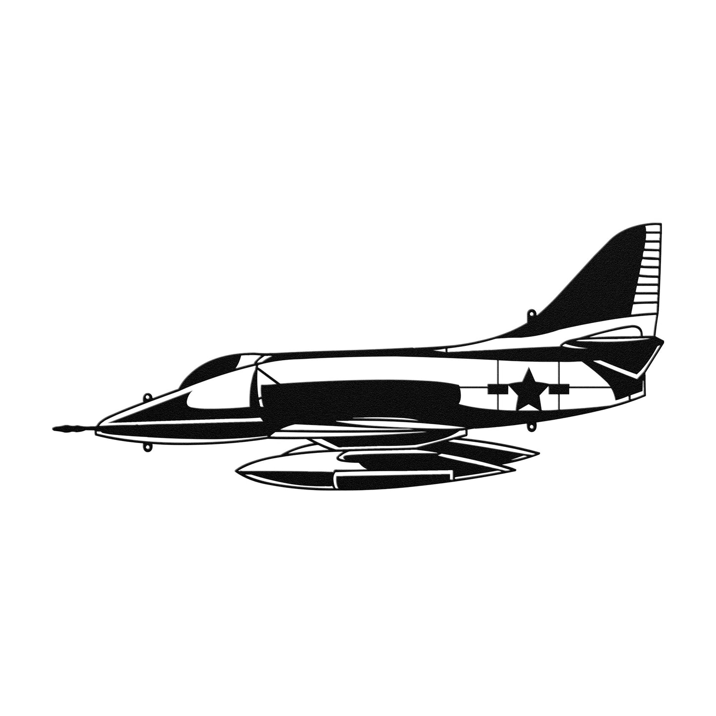 Metal Art of the Douglas A-4 Skyhawk Aircraft