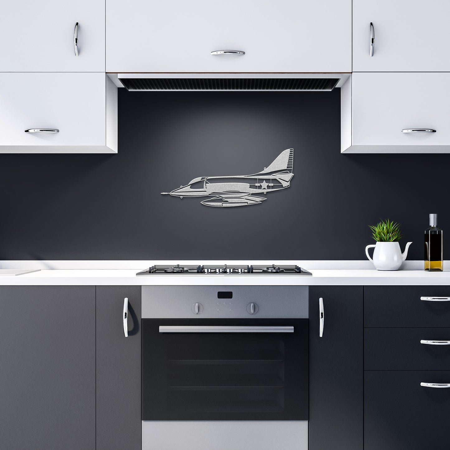 Metal Art of the Douglas A-4 Skyhawk Aircraft