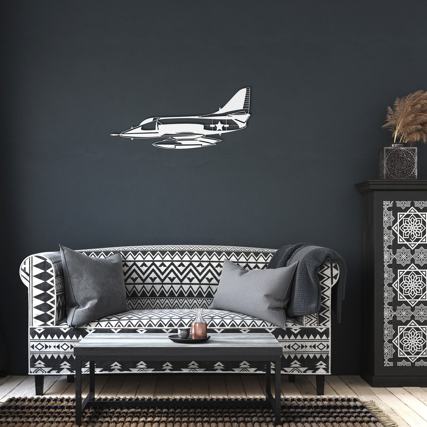 Metal Art of the Douglas A-4 Skyhawk Aircraft